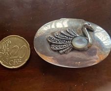Sterling silver vintage pill box