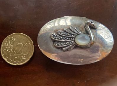Sterling silver vintage pill box