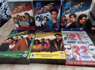 21 Jump Street The Complete Series 1-2-3-4-5 Dvd Boxsets & Movies Johnny Depp