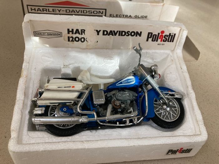 Harley Davidson Electra Glide Scale 1/15 Year 1973 Polistil