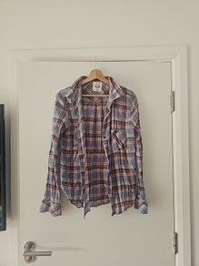 Mud Brand Light Plaid Button Up