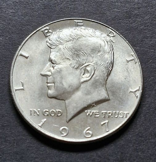 USA 1967 Kennedy half  Silver dollar Unc coin