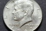 USA 1967 Kennedy half  Silver dollar Unc coin
