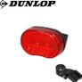 Dunlop - Bicycle Rear Bike 3 LED Super Bright Light Image 2