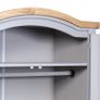 Wardrobe Mexican Pine Corona Range 2 Doors Grey Image 5
