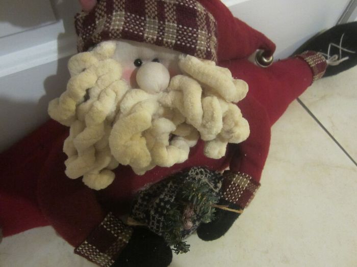 Christmas  santa draught excluder