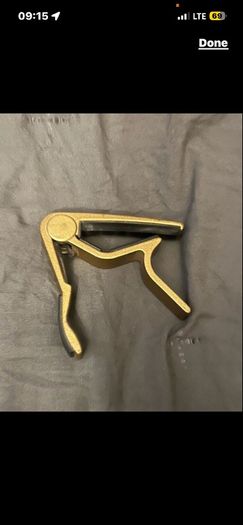 Dunlop Acoustic Trigger Capo Gold electric guitar parts accessories postage
