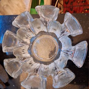 Mid century / Ravenhead Glass Bowl / 1960