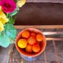 Hand Painted Large Terra Cotta Blue and White Bowl for Salad Pasta Fruits Image 10