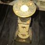 Old Japanese Satsuma Hand Painted Porcelain Candlestick with a Floral Design Image 3
