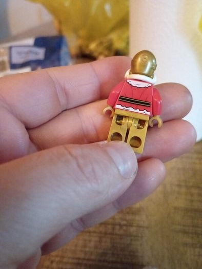 Lego star wars minifigure c-3po Santa outfit