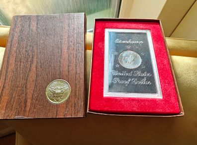 USA 1971 One Dollar Silver Proof Eisenhower
