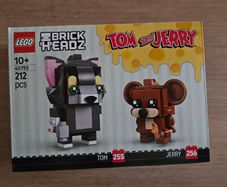 lego brick headz 40793  tom & jerry