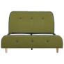 Bed Frame Green Fabric 120x190 cm Image 5