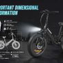 Samebike LOTDM200-II Electric Bike - Black Image 3
