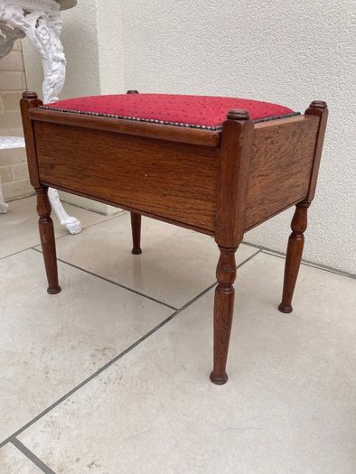 Antique Piano Stool.