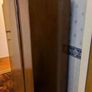 Vintage 1940s Art Deco Wooden Wardrobe Mid Century Gentlemans Compactum Image 4