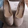 "Clarks" suede wedge shoes Image 4