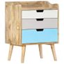 Bedside Cabinet 47x35x63 cm Solid Mango Wood Image 8