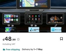 Car play rear camera