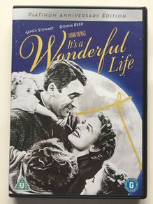 It's A Wonderful Life (Platinum Anniversary Edition) Frank Capra Film [1946] James Stewart, Donna Reed, Lionel Barrymore, Thomas Mitchell, Ward Bond & Henry Travers [Movie 2DVD]