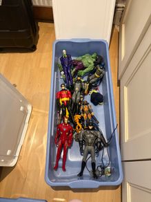 Figures and storage box