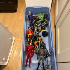 Figures and storage box