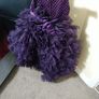 plum beautiful tail dress Image 3