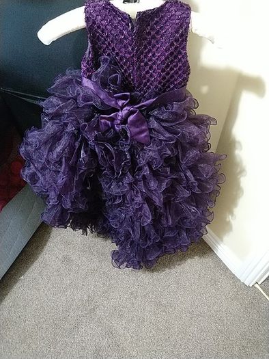 plum beautiful tail dress