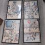 Set of twelve original John Ireland - Art of Making Guinness Prints in ebonised frames. 40 cm H x 30 cm Image 4