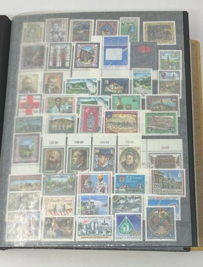 Collection: Austria (Osterreich) Stamps both mint an commemorative stamps on 45 pages