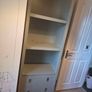 Solid wood bookcase with  2 drawers Image 2