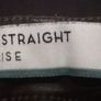 NEXT Ankle Straight High Rise Leather Effect Pu. Trousers Image 4