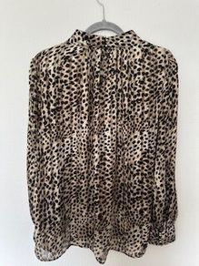 H&M Leopard Print Blouse