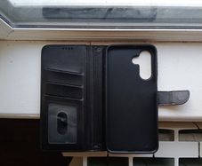 Samsung galaxy a17 4g + 5g leather magnetic case cover
