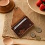 Slim Leather Card Holder Wallet Minimalist Front Pocket Wallet Leather Card Case Image 9