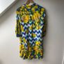 Antica Sartoria Giacomo Cinque Cotton Corfu Lemon & Chevron Embellished Shirt Dress Image 6