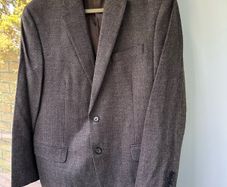 Lauren Ralph Lauren 100% Wool Textured Tweed Pattern Blazer Jacket - Size 52R
