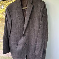 Lauren Ralph Lauren 100% Wool Textured Tweed Pattern Blazer Jacket - Size 52R