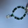 Handmade Glass & Crystal Archangel Raphael Bracelet Image 4