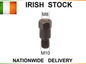 M8 to M10 Motorcycle Mirror Thread Adapter