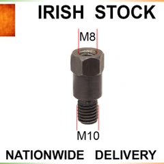 M8 to M10 Motorcycle Mirror Thread Adapter