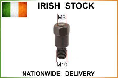 M8 to M10 Motorcycle Mirror Thread Adapter
