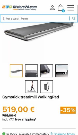 Gymstick Foldable Treadmill Walkingpad