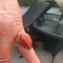 Vintage Ladies Teardrop Ring Sterling 925 Silver Image 7