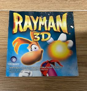 Rayman 3D Manual -No game- (Nintendo 3DS)
