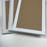 3 White Wooden Picture Frames Image 2