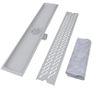 Linear Shower Drain 2 pcs Line 830x140 mm Stainless Steel Image 4
