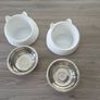 Double Pet Bowls with Stainless Steel Inserts Image 2