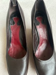 Vintage Chloe wedges brown leather Size 40 UK7